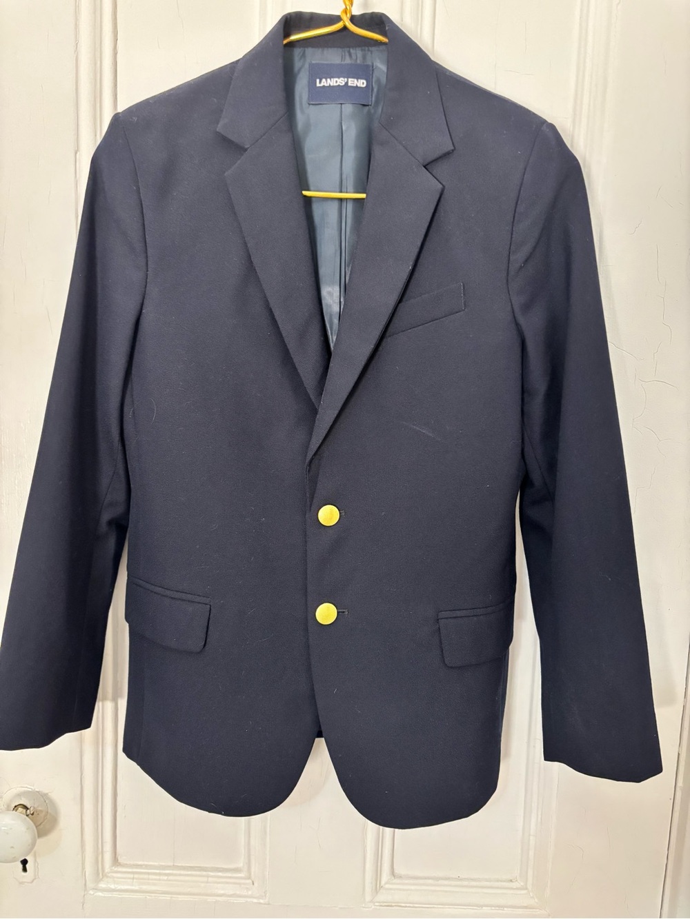 Boy’s Navy Lands End Jacket - Classic blazer